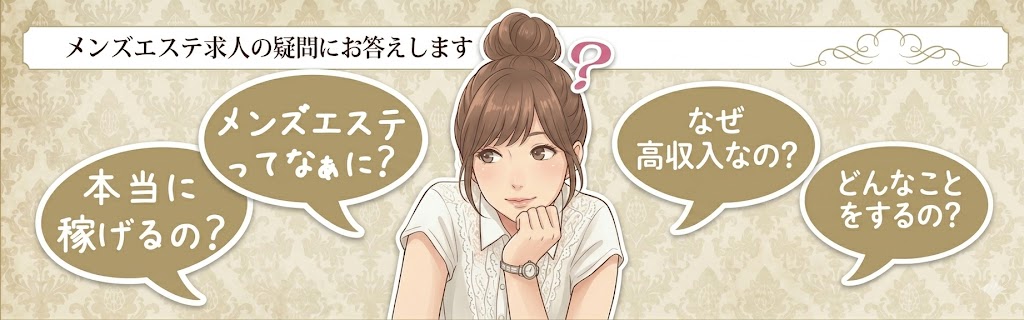 メンズエステ求人の疑問質問