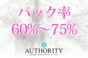 バック率60%～75%