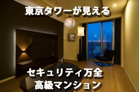 東京タワーが見える駅近、築浅ルーム