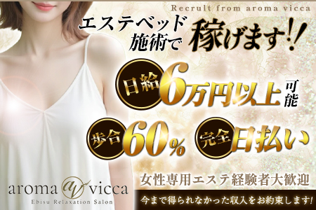 女性向けエステ経験者大歓迎！エステベッド施術で日給6万円以上稼げます♪